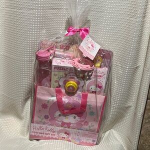 Hello Kitty Easter Tote Bag Gift Set with Accessories-Pink